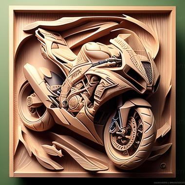 3D модель Kawasaki Ninja H2 (STL)